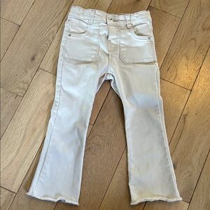Zara‎ Kids Cream Flare Jeans